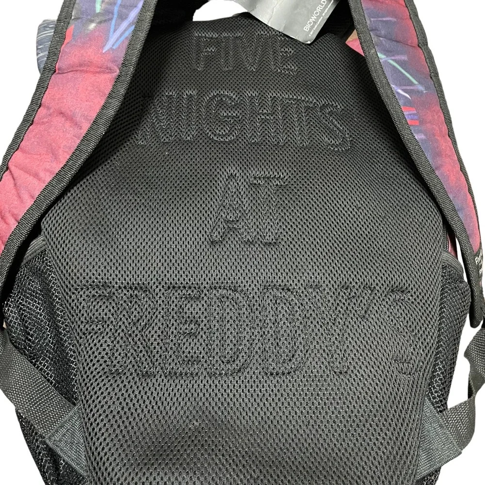 Five Nights At Freddy's Backpack LARGE FOXY FOX Pirate Face School Book Bag NEW - Picture 6 of 13